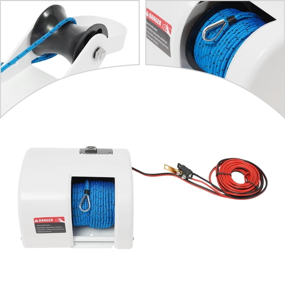 Electric Windlass Anchor Winch Wireless Remote Controll Marine Saltwater Boat