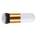 thumbnail image 1 of Makeup Brush Soft Bristles Cute Stylish Portable Cosmetic Brush Professional Makeup Tools White Gold, 1 of 4