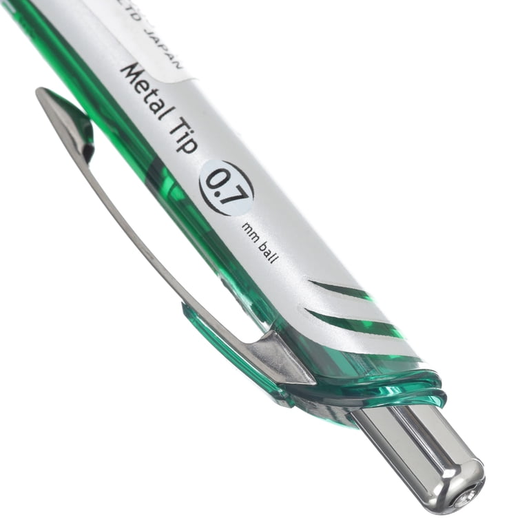 Retractable Gel Pen, Medium Point, 0.7mm, Green photo 6