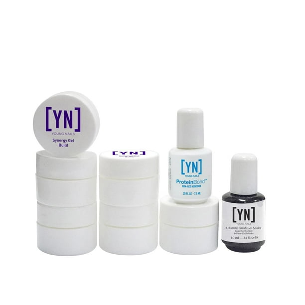 Kit de gel Synergy Trial para uñas falsas Young Nails