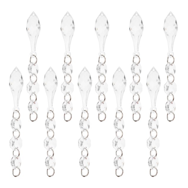 Cuentas acrílicas Cuentas acrílicas transparentes Candelabros Hebras Lámpara de araa Luz para candelabros Decoración del árbol de Navidad Proyectos de arte Decoración de la Unbranded 1218210018211