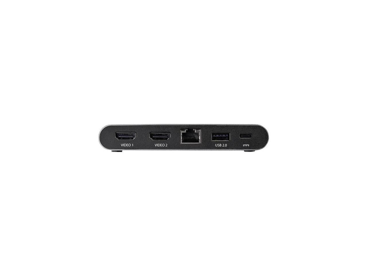 StarTech.com DK30C2HAGPD Dual Monitor USB C Docking Station for Windows Laptops