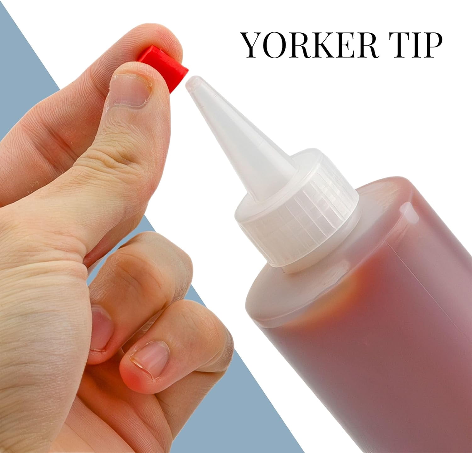 Tswift 16Oz Ketchup Squeeze Bottle, 16Oz Clear Condiment Bottles Ketchup Syrup Storage Container