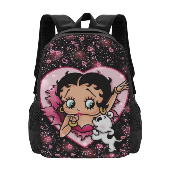 Betty Boop Backpack Travel Daypack Laptop Backpack For Men Women Hiking Travel