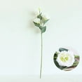 thumbnail image 4 of Lifelike Artificial Lisianthus Flowers Arrangement, Realistic Home Decor for Living Room, Wedding Centerpiece in White Pink Green, 4 of 6