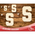 thumbnail image 3 of Unfinished Wood Varsity Team Font - S Shape 16" / 1/4", 3 of 3
