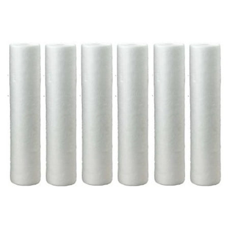 

TriGol SDC_45_2001_6_Pack SDC-45-2001 Whole House Sediment Water Filter Cartridge (6-Pack) Single Unit White 6 Count