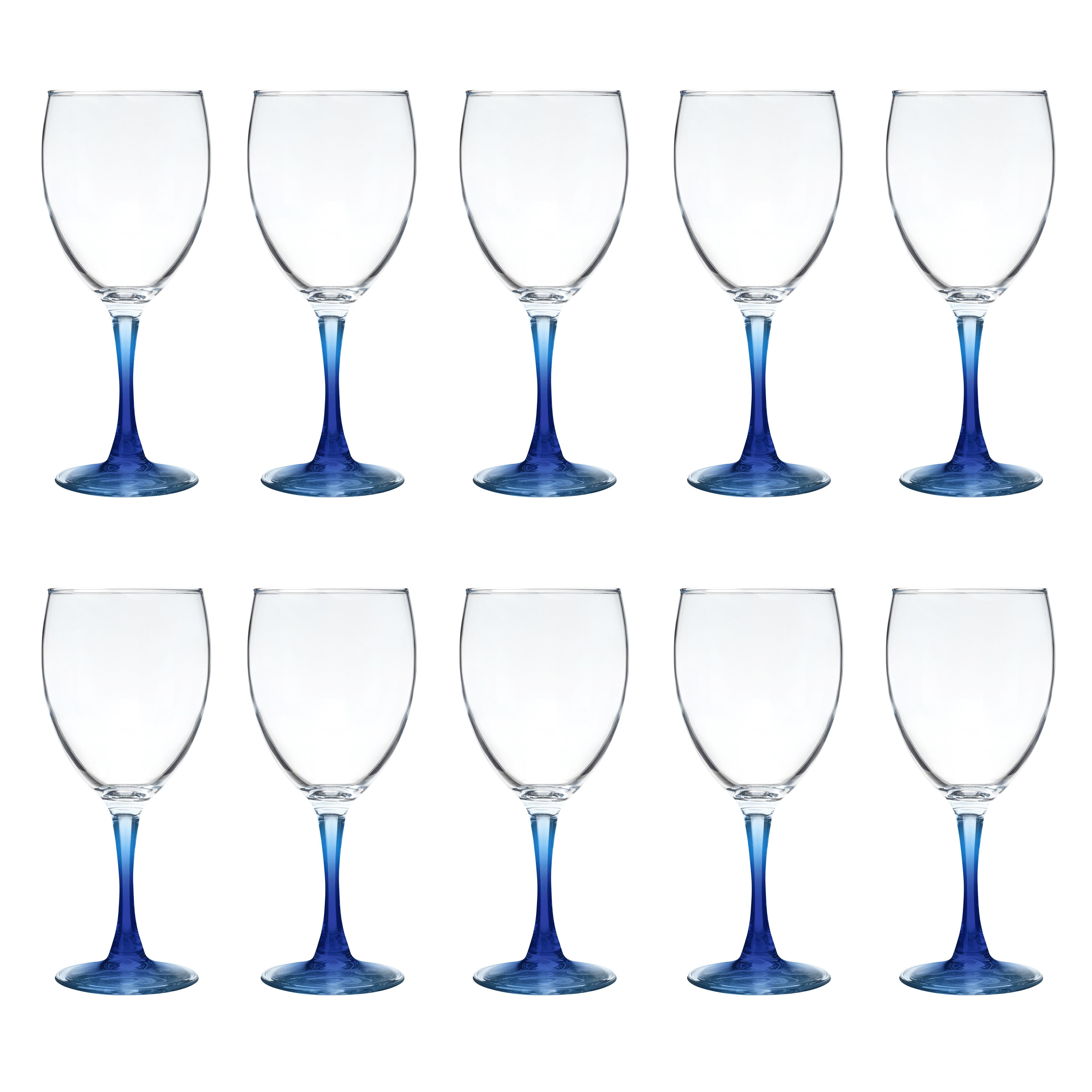 Nuance Wine Glasses by ARC 10.5 oz. Set of 10, Bulk Pack Restaurant