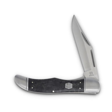 Rough Ryder Knives Rough Ryder Locking Folding Hunter Black Shredded Carbon Fiber RR1999
