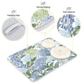 thumbnail image 3 of Yayeee Dish Drying Mat for Kitchen Counter 16"x18" Microfiber Absorbent Pad, Vibrant Hydrangeas Pattern, 3 of 7