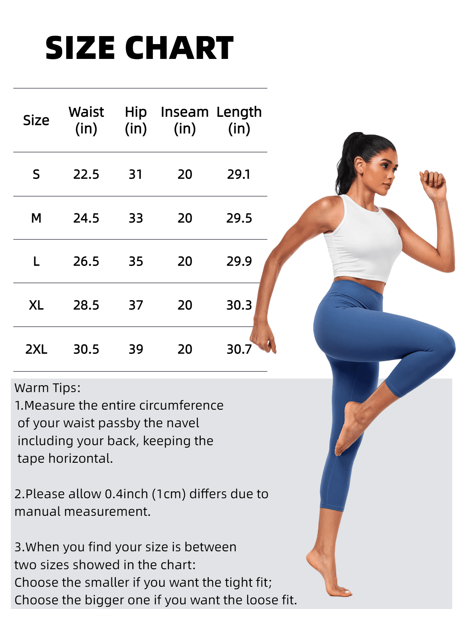 NELEUS ButterSoftFlex Womens High Waist Capri Legging for Yoga Workout Athletic Cropped Pants with Waistband Pocket,Black+Black,US Size XL