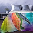 thumbnail image 3 of Ultra-Soft Microfiber Throw Blanket Fuzzy Fleece Blanket for Adults Kids Gift Couch, Sofa, Bed Butterfly Floral 50"x40", 3 of 4