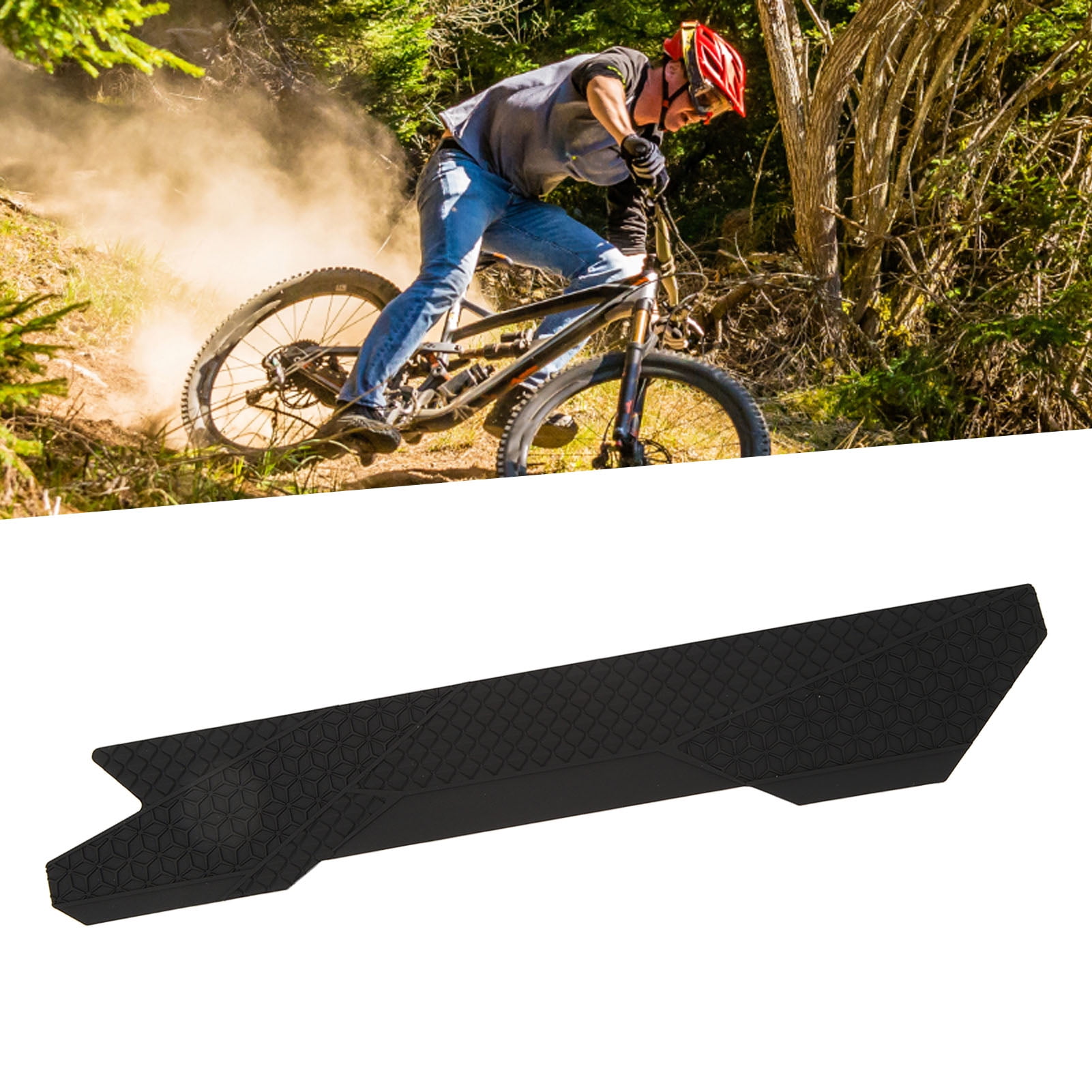 Bike Chainstay Protector Silicone Wear Resistant Bicycle Frame Chain Stay Frame Guard Pad for Road Mountain Bikes Walmart