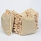 thumbnail image 5 of Bolsa de tela, 50 piezas, bolsitas de tela pequeñas, bolsita de algodón de 13 x 18 cm, bolsa de arpillera, bolsa de tela con cordón, bolsas de regalo para joyas, bolsita de té reutilizable (l), 5 of 5