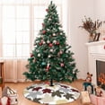 thumbnail image 7 of Sikiie colorful Maple 30-48 inches {designName} Print Christmas Tree Skirt Snowman Xmas Tree Skirt with Edge Christmas Decorations for Holiday Party-36", 7 of 7