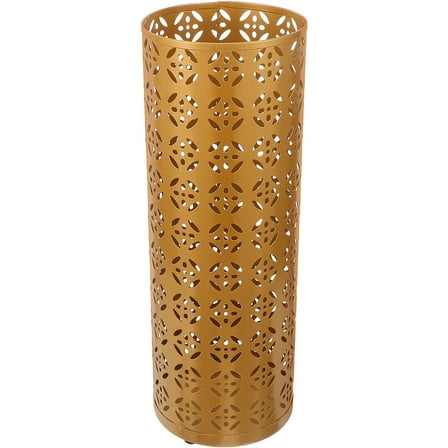 SEWCHICS Indoor Umbrella Stand Iron Golden 1Set Store Umbrellas for Entrance