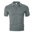 thumbnail image 3 of Short Sleeve Polo Shirts for Men Summer Lightweight Breathable Collared Golf Shirts Casual Work Tshirt, 3 of 7