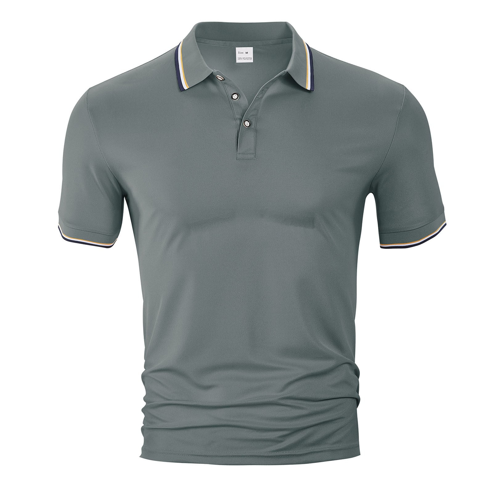 Icvfdpl Mens Polo Shirt Fashion Short Sleeved Summer Loose Casual