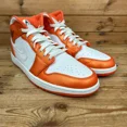 thumbnail image 3 of Ni - ke Ni - ke Trainers Mens Size UK 11.5 Air Jordan 1 Mid SE Electro Orange Shoes AJ1, 3 of 5