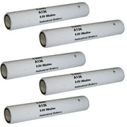 5x Exell A136 Alkaline 9V Battery 6LR50, EN136A, PC136A
