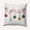 Snow, variant on Simply Daisy Mint Colored Sanddollar Ornaments Christmas Soft Spun Polyester Indoor/Outdoor Throw Pillow, 14" x 20"