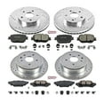 thumbnail image 3 of Power Stop Front and Rear Ceramic Brake Pad and Drilled and Slotted Rotor Kit K6989, 3 of 10