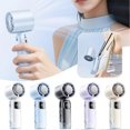 thumbnail image 2 of 199 Speds Ice Cooling Handheld & Neck Fan, Hands-Free Wearable Fan for Indoor Outdoor, 2 of 5
