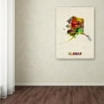 thumbnail image 3 of Trademark Fine Art "Alaska Map" Canvas Wall Art by Michael Tompsett, 3 of 3