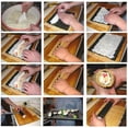 thumbnail image 4 of Molde para hacer sushi, molde cilíndrico para rodillo de sushi, kit de sushi para principiantes, color negro, 4 of 7