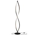 thumbnail image 1 of Brightech Twist LED Spiral Decorative Standing Floor Lamp with Dimmer, Black, 1 of 10