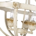 thumbnail image 2 of Golden Lighting Jules 3-light Semi-Flush Mount in Antique Ivory, 2 of 5