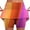 Yellow, variant on Women's Casual Elastic Waist Pencil Mini Skirts Yellow