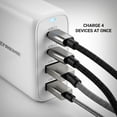 thumbnail image 4 of Xtreme Power 27W International Travel Adapter Wall Charger, 2 USB-C & 2 USB-A Ports, G/C/I Plug Types, White, 4 of 8