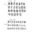 thumbnail image 4 of Molde de galletas de acero inoxidable Matsuzay 26 piezas, 4 of 6