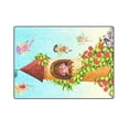 thumbnail image 3 of CADecor Fairies Flying Around Tower Throw Blanket Bed Sofa Blanket 58x80 inches, 3 of 3