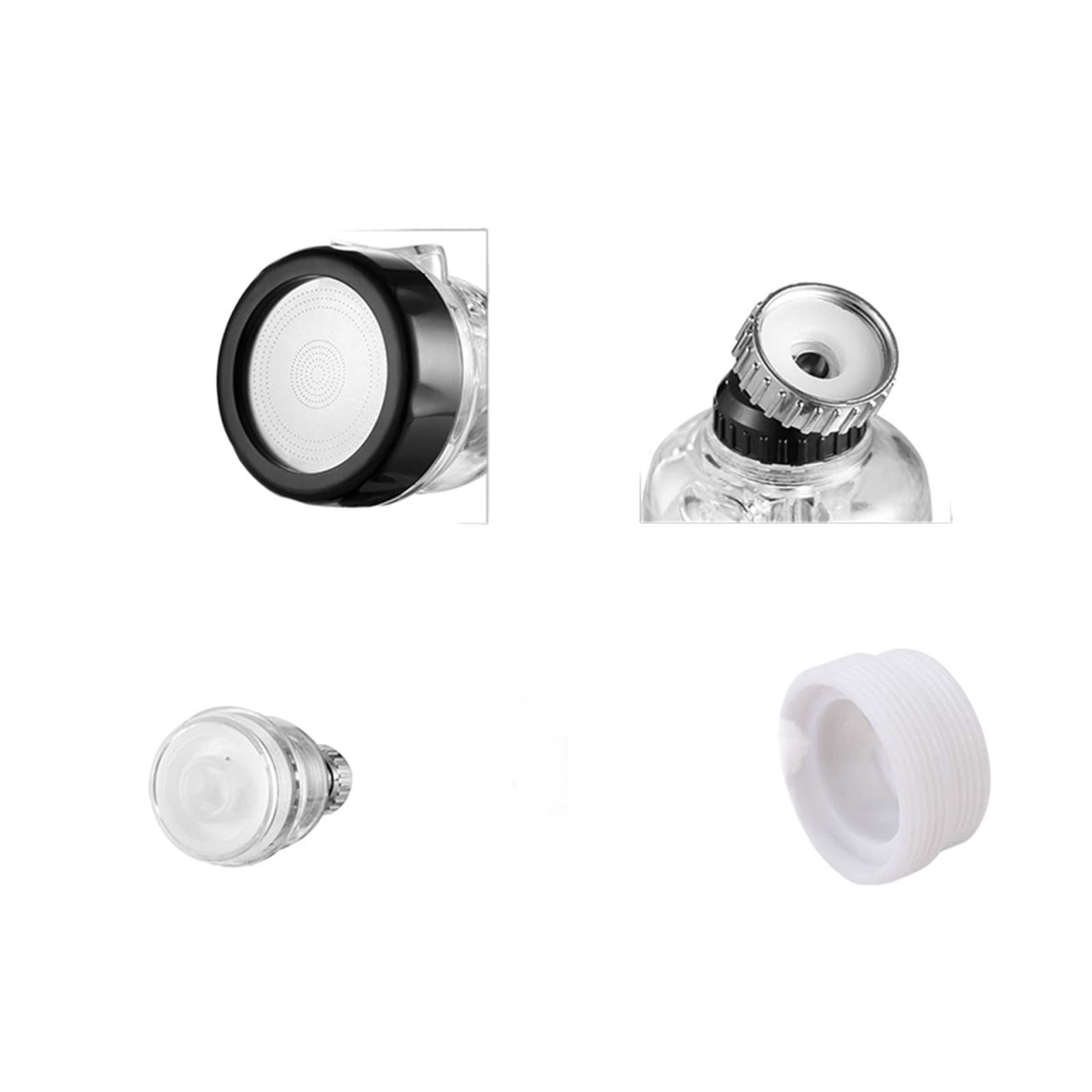 Rotating Splashproof Chlorine Removal Filter Aerator Sink Head Water Purify Faucet Water Saving Convenient To Install Clean ,Easy to Use