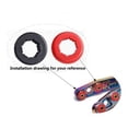 thumbnail image 2 of 12Pcs/Lot Lower Control Arm Rear Camber Kit Replacement Bushings EP-CA0111 for 88-05 Ek Eg Es Red, 2 of 5
