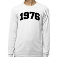 thumbnail image 2 of 1976 College Style Long Sleeve Shirt Unisex 5X-Large White, 2 of 5