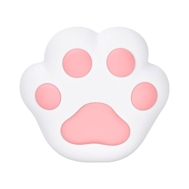 Lámpara De Pared De Silicona Dormitorio Moderno De Dibujos Animados Lámpara De Noche Led Usb Sala De Estar Creativa Lámpara De Ambiente Con Garra De Gato Minnieouse HA022061-00