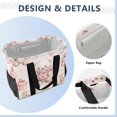 thumbnail image 4 of YAZAOO Mesh Beach Bags Totes Foldable Multiple Pockets Creatively Adorable Gift Giver Printed, 4 of 7