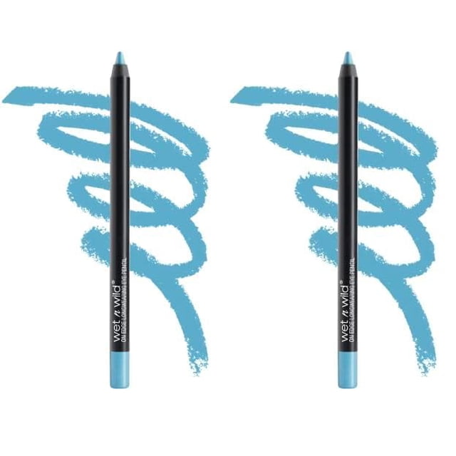 Lápiz delineador de ojos wet n wild On Edge Longwearing Blue (paquete de 2)