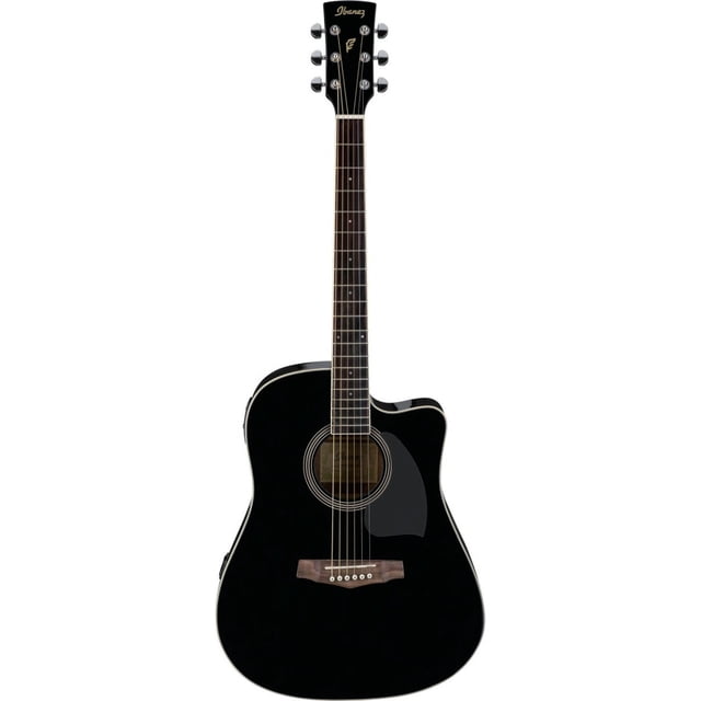 Ibanez Guitarra Electroacustica PF15ECE-BK De Caoba Ibanez PF15ECE-BK