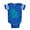 Royal Blue, variant on CafePress - 4 3 Georgia - Cute Infant Baby Football Bodysuit