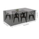 thumbnail image 2 of Tela Oxford 420D Para Muebles De Jardín Al Aire Libre Con Cordón De Dobladillo Y 2 Correas De Hebilla Cubiertas Impermeables Para Muebles De Patio Cubierta De Mesa A Prueba De Polvo Yuarrent HA044987-01, 2 of 6