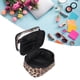 thumbnail image 3 of Neceser de Maquillaje Portátil ANGGREK Bolsa cosmética de doble capa PVC Diseño de leopardo, 3 of 8