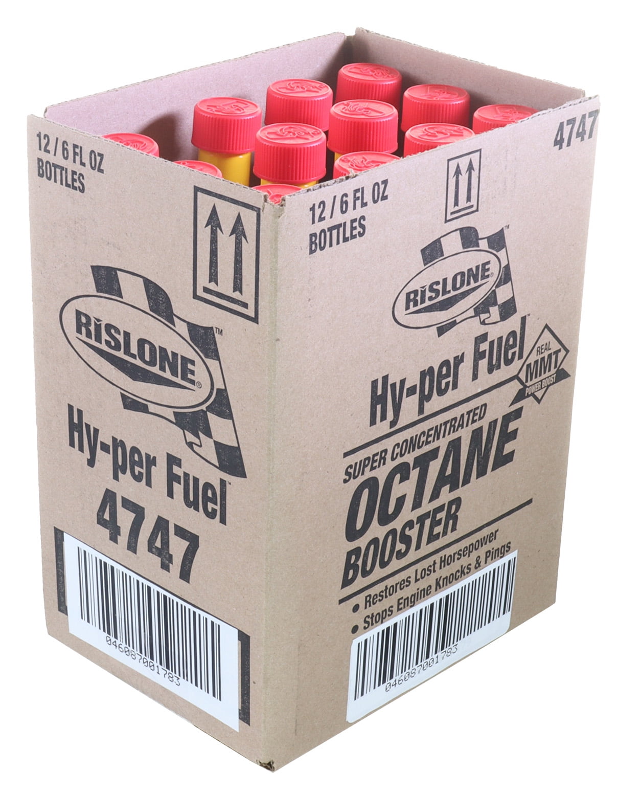 Rislone 4747 Hy-per Fuel Octane Booster Automotive Additive, 6oz (12 Pack)