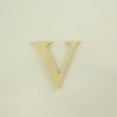 thumbnail image 2 of Package of 1, 6 Inch X 1/2" Thickness Baltic Birch Wood Letter v in The Times New Roman Font, Thick, Lower Case for Art & Craft Project, Made in USA, 2 of 4