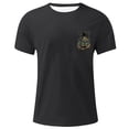 thumbnail image 4 of Yaoyar Men Tshirts Hawaiian Print Graphic Tees Crewneck Solid Color Basic Vacation Casual Beach Holiday T-Shirts, 4 of 4