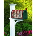 thumbnail image 4 of Christmas Magnetic Mailbox Covers Standard Size 21x25 Inch, Red Snowman Snowflake Winter Xmas Mailbox Wraps Mailbox Post Cover Red Buffalo Plaid Mailbox Decor for Outside Garden Yard, 4 of 6