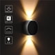 thumbnail image 1 of Lámpara De Pared Led Magnética De 6 W, Aplique De Pared Hacia Arriba Y Hacia Abajo, Ca Interior 85-265 V, Blanco Cálido Para Home Bar Cafe Vogacara HA024421-01, 1 of 7